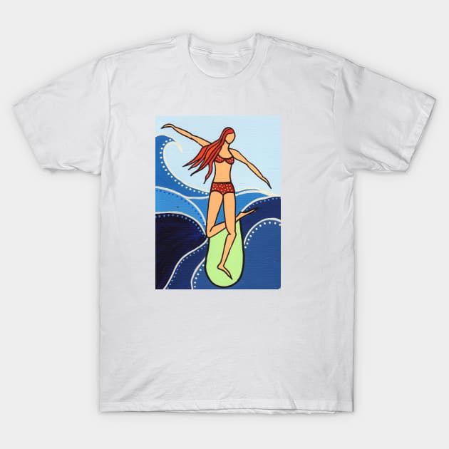 surfer girl T-Shirt by LaMoncu